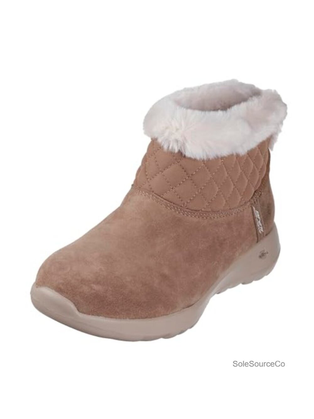 Womens Suede Slip-Ins Ankle Booties Snow Winter Comfort Shoes